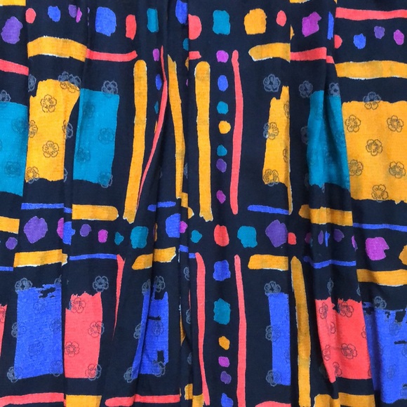 Vintage Abstract Pattern Circle Skirt - Picture 6 of 14